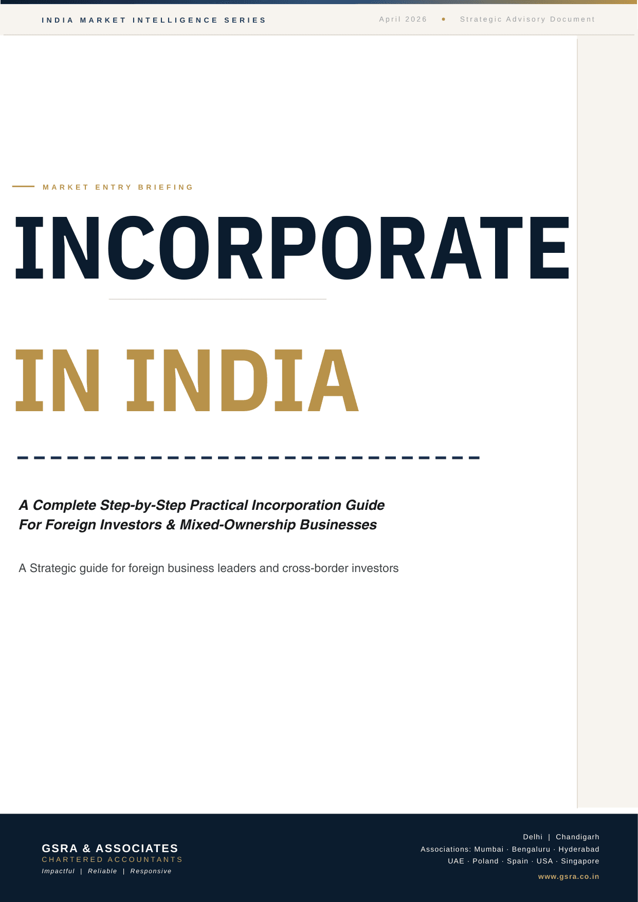 Incorporating in India: A Step-by-Step Guide cover